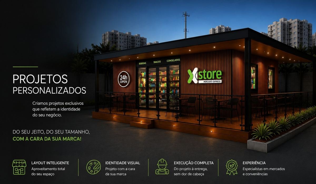 Projeto de loja XStore personalizada para condomínio