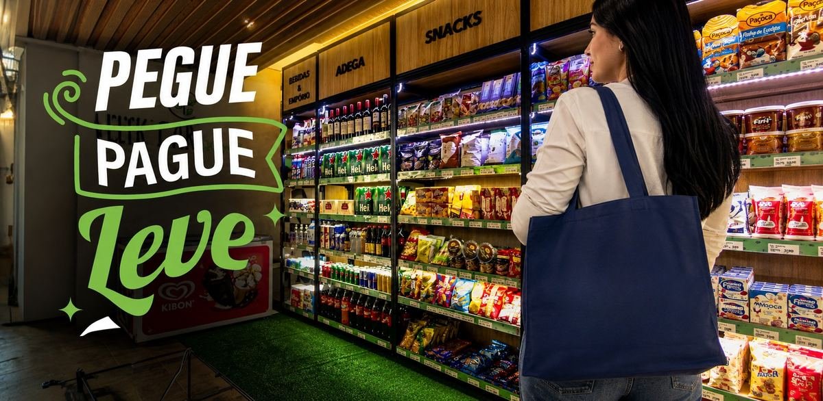 Loja XStore em área externa do condomínio